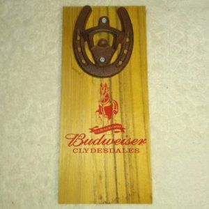 Budweiser Clydesdale HorseShoe Bottle Cap Opener - New